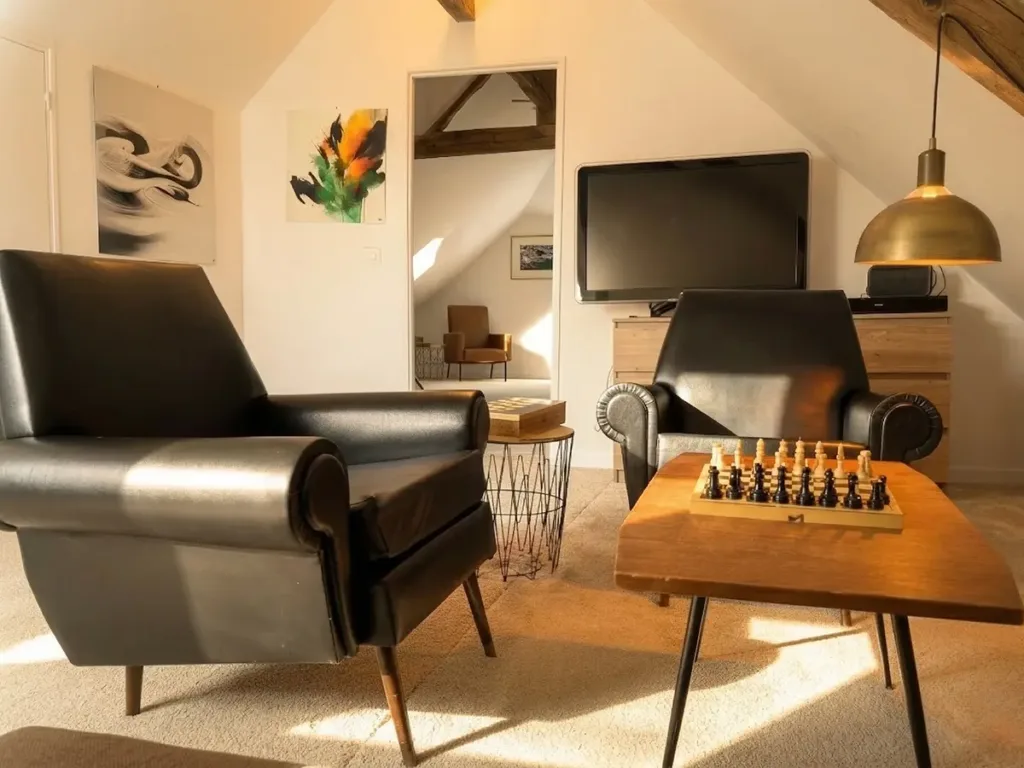 Salon séparé de La Suite à La Pause Lotoise près de Rocamadour